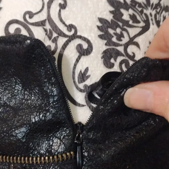 Black BC Black Cat Fashion Skirt Gypsy Mori Country Western NWT 28' Naturecore - Picture 5 of 12